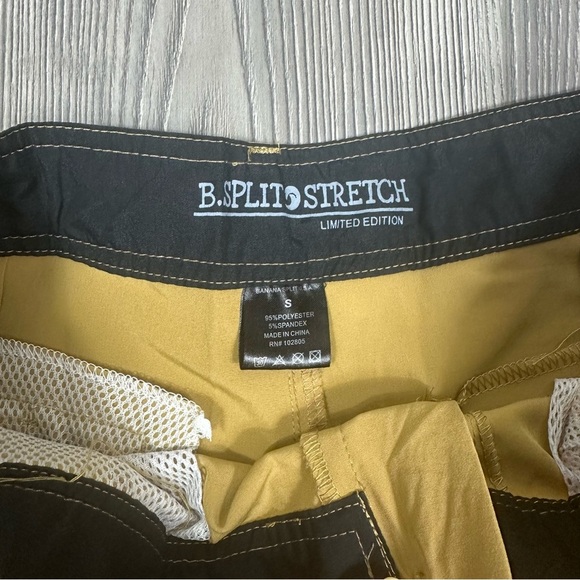 Banana Split Mustard Yellow Men’s Swim Shorts Small - Picture 3 of 4